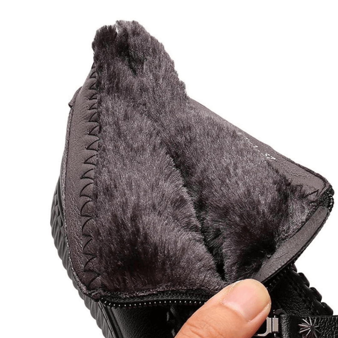 Bota Feminina em Couro Genuino - Sandra Jasmine