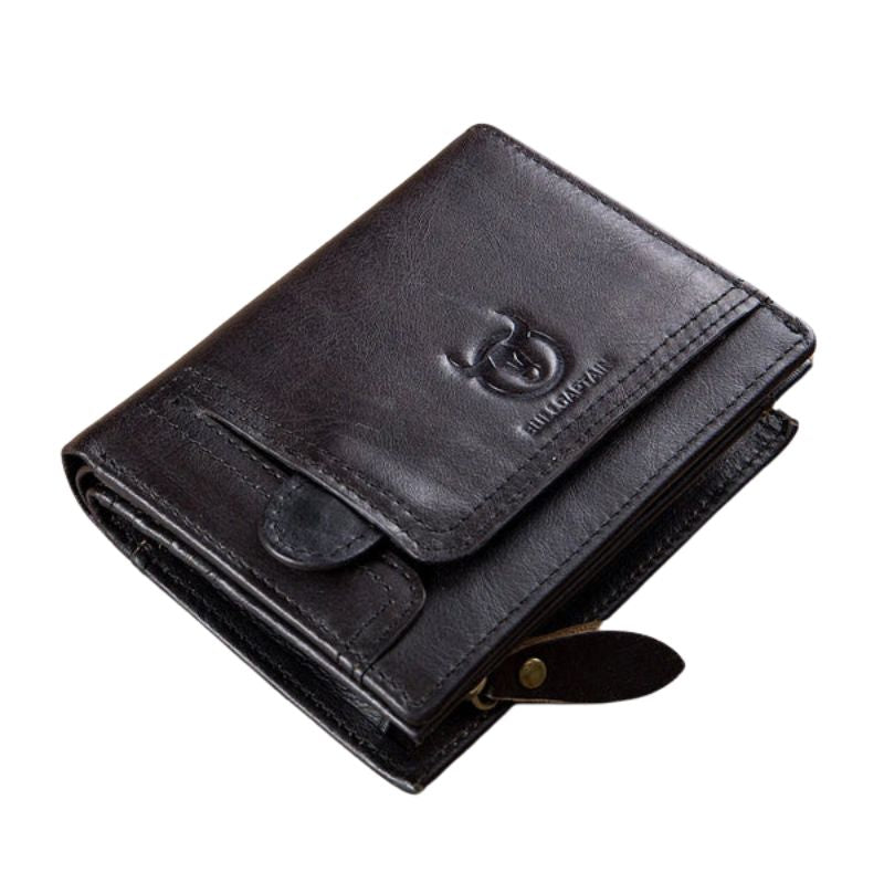 Carteira Masculina em Couro Genuíno - Ferruci Premium