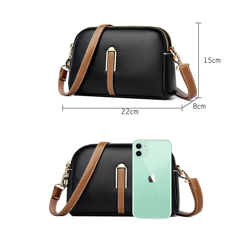 Bolsa Feminina Transversal em Couro Genuino - LovyLife