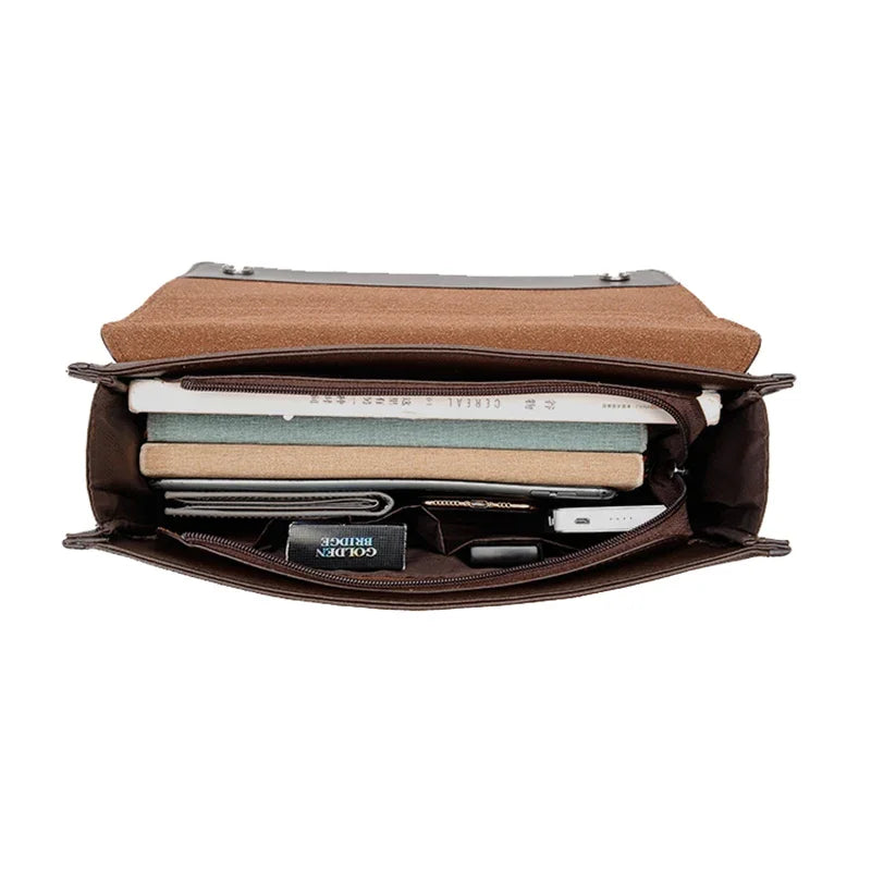 Maleta Masculina em Couro Genuino - Kangoo Business 2