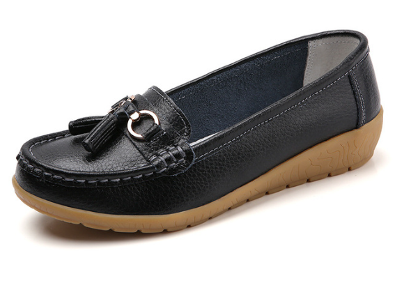 Mocassim Feminino em Couro Genuino - Free Classic