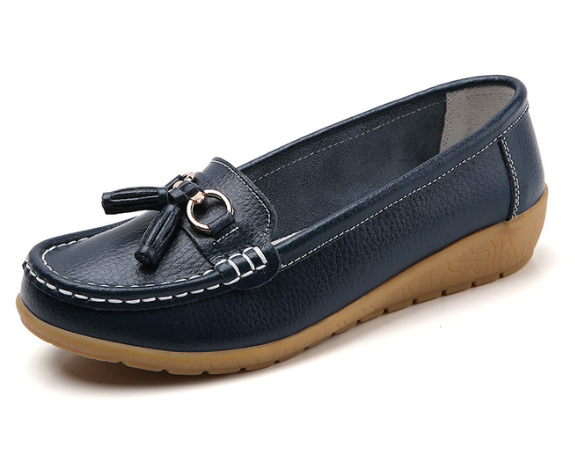 Mocassim Feminino em Couro Genuino - Free Classic