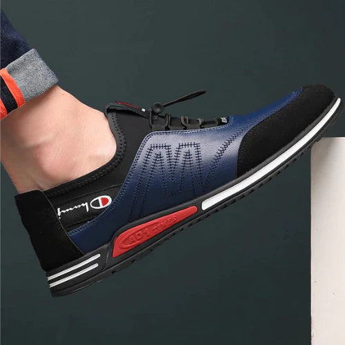 Sapatênis Masculino em Couro Genuino - ClassicLuxo Mocassim