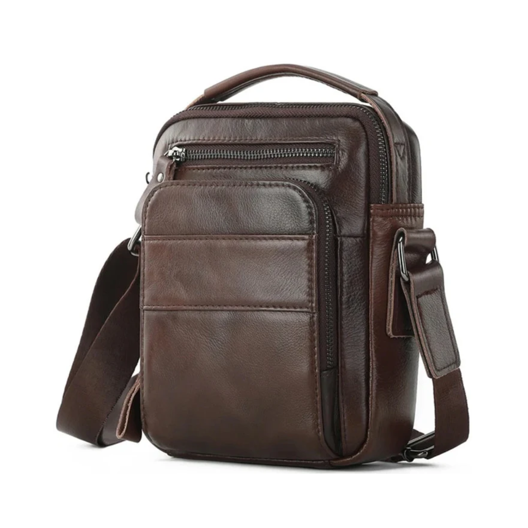 Bolsa de Ombro em Couro Genuino - Genuine Premium
