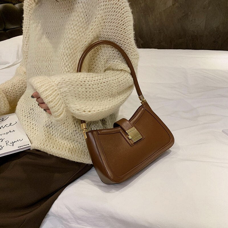 Bolsa de Ombro Feminina Pequena em Couro - Giogine Premium