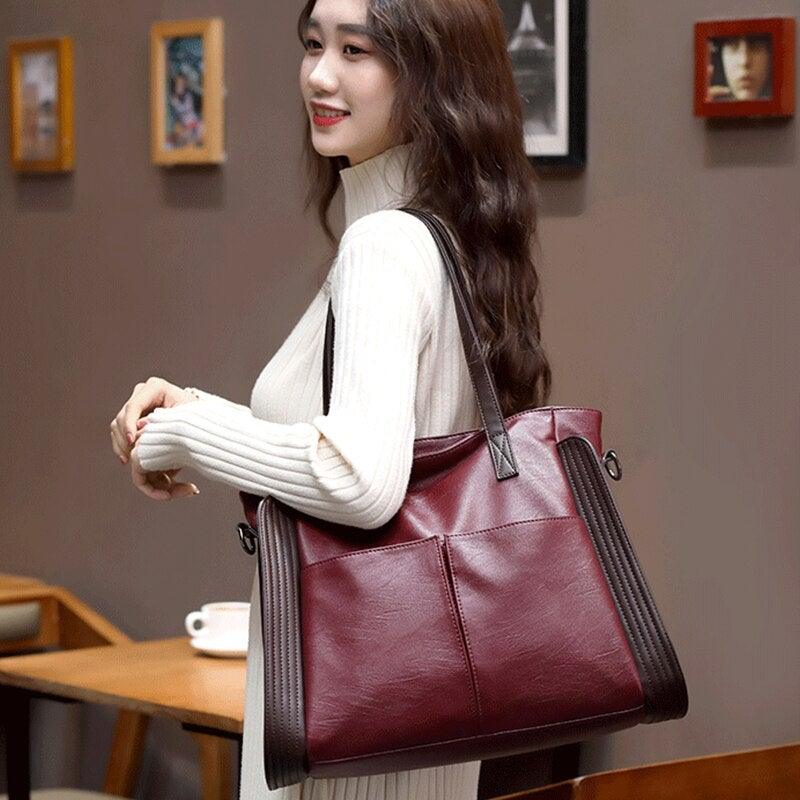 Bolsa Feminina de Couro Genuíno - Arabella Milani