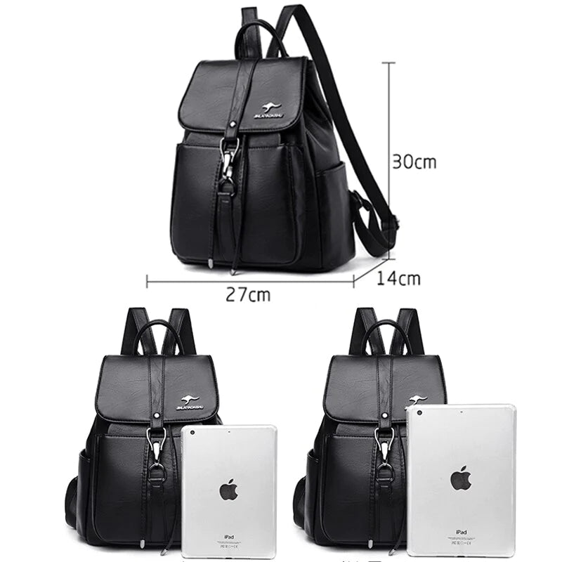 Mochila Feminina em Couro Genuino - Aussie Classic