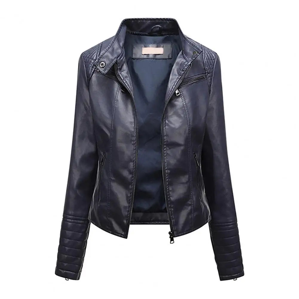 Jaqueta Feminina em Couro Genuino - Slim Business M2