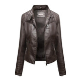 Jaqueta Feminina em Couro Genuino - Slim Business M2