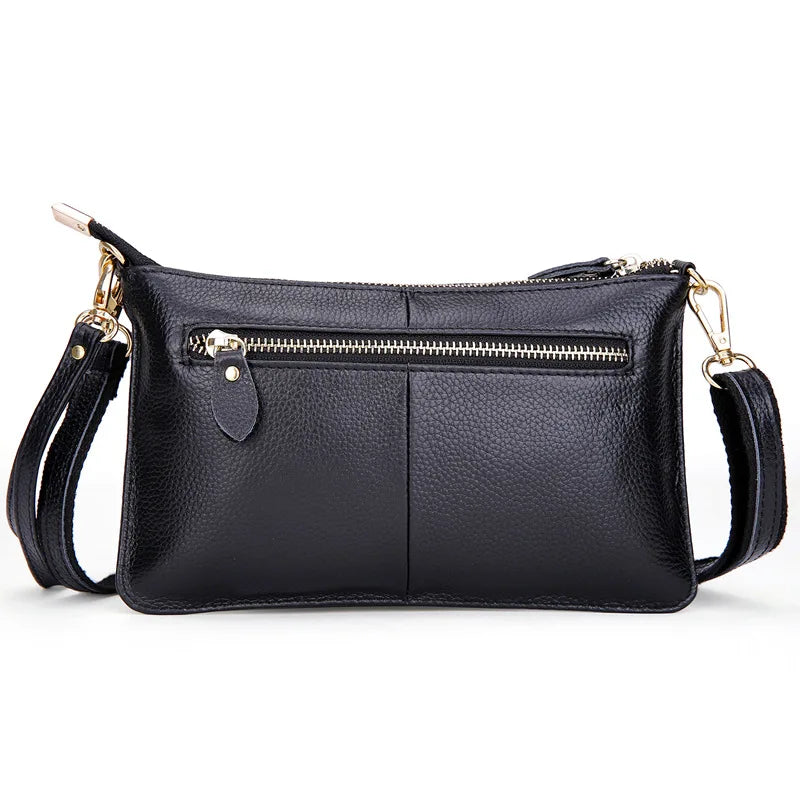 Bolsa Feminina Pequena em Couro Genuino - Fancy Premium