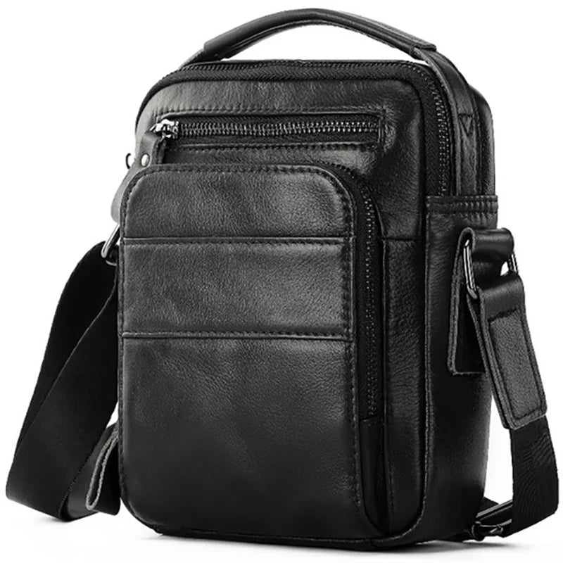 Bolsa de Ombro em Couro Genuino - Genuine Premium