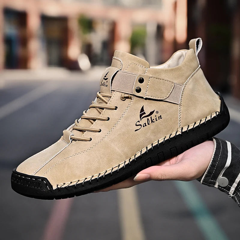 Bota Masculina em Couro Genuíno - Duncan
