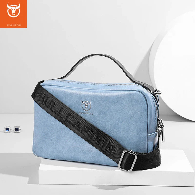 Bolsa de Ombro em Couro Legítimo - Bull Captain