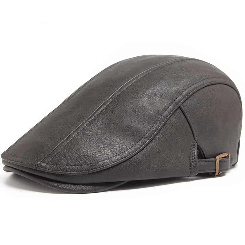Boina Masculina em Couro Genuino - Theron