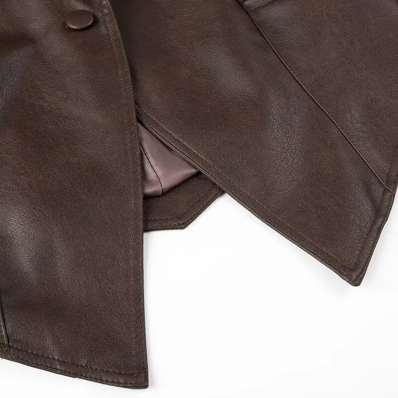 Jaqueta Feminina em Couro Genuíno - Windsor