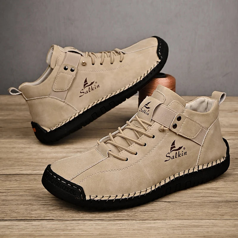 Bota Masculina em Couro Genuíno - Duncan