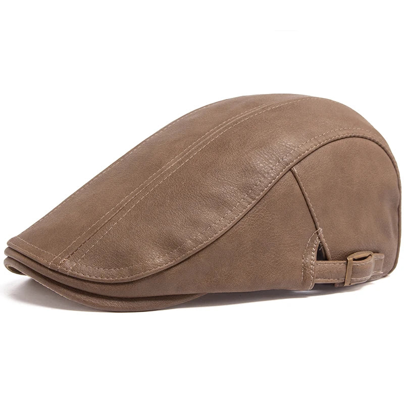 Boina Masculina em Couro Genuino - Theron