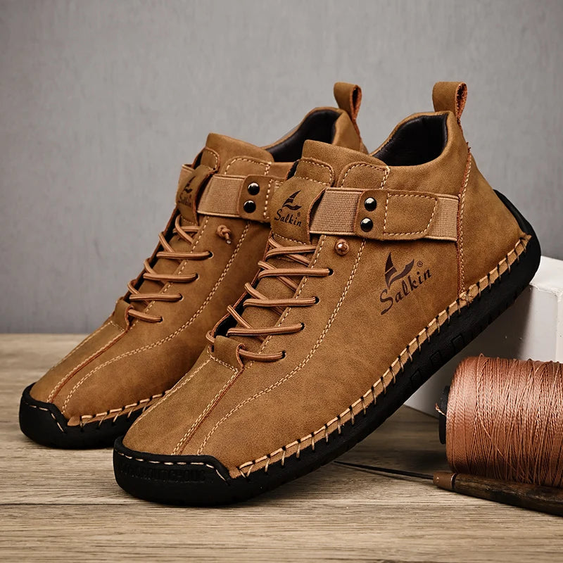 Bota Masculina em Couro Genuíno - Duncan