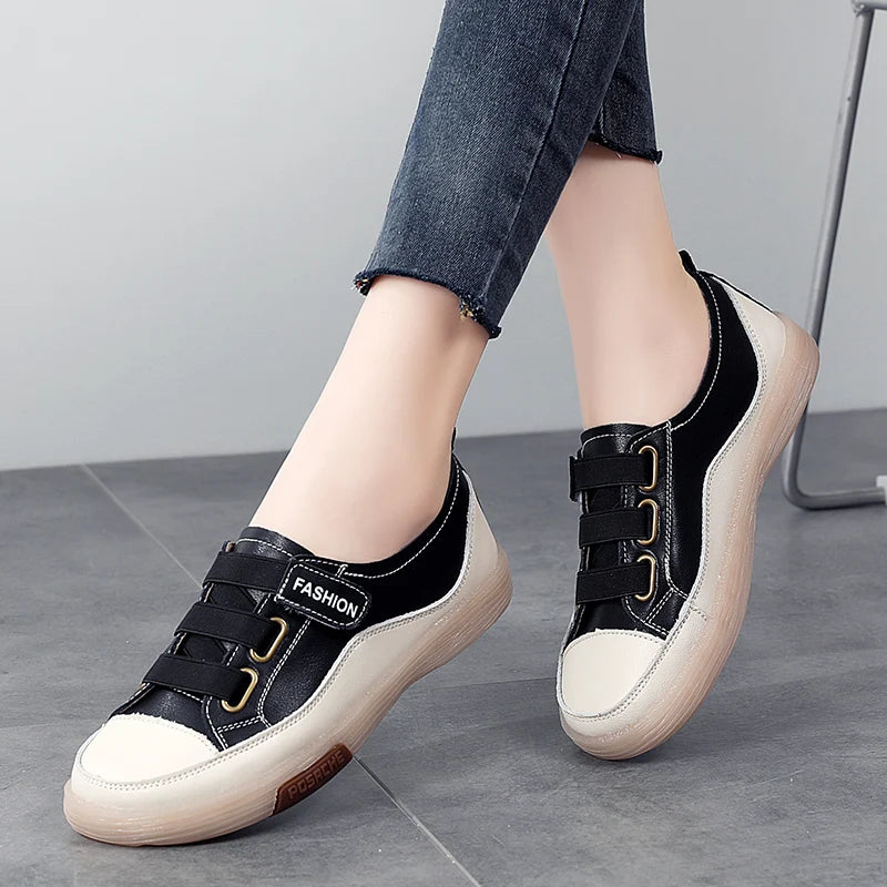 Tênis Feminino em Couro Genuino - Queralt