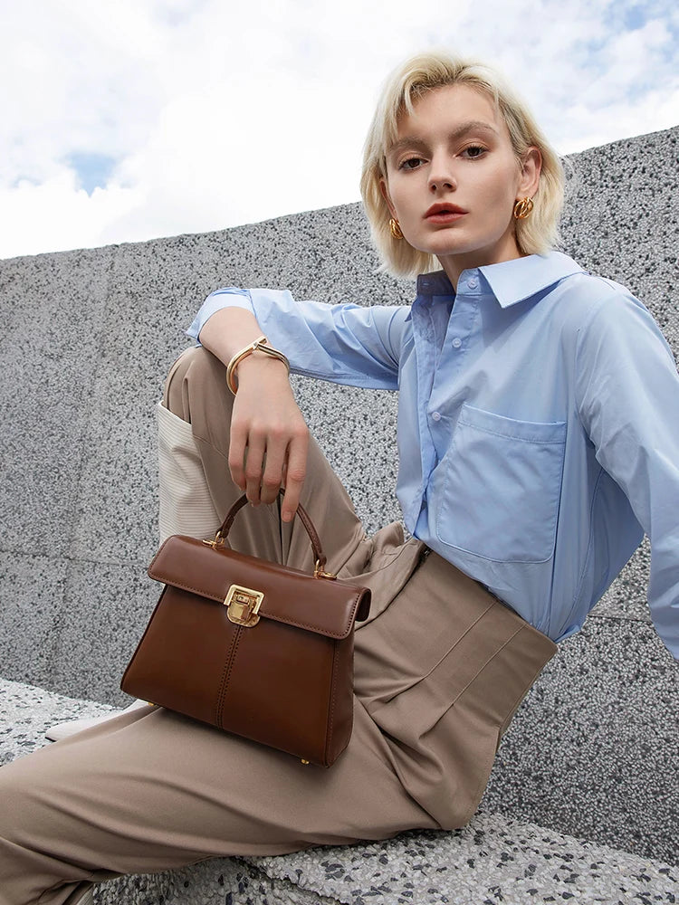 Bolsa Feminina em Couro Genuíno - Margot Moreau