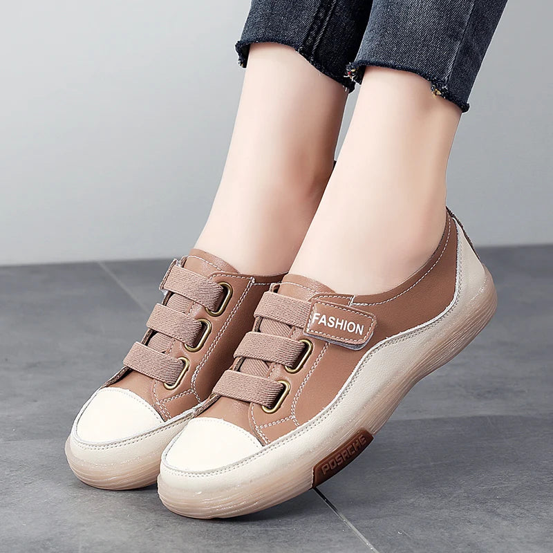Tênis Feminino em Couro Genuino - Queralt