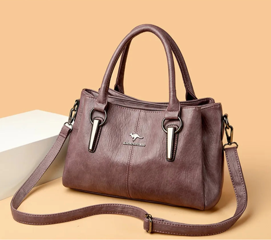 Bolsa Feminina de Couro Genuíno - Aura Legrand