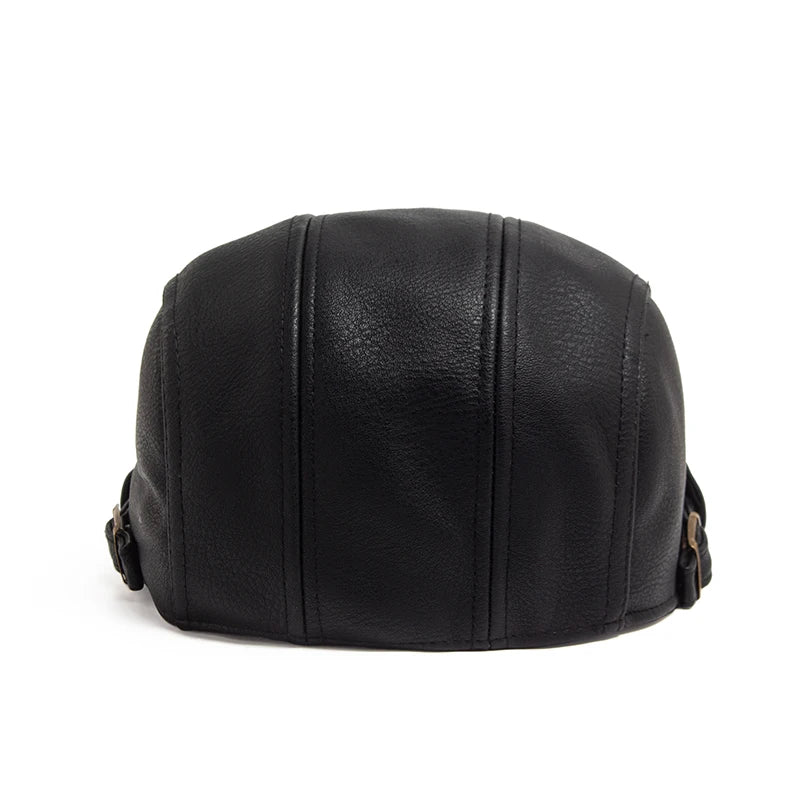 Boina Masculina em Couro Genuino - Theron