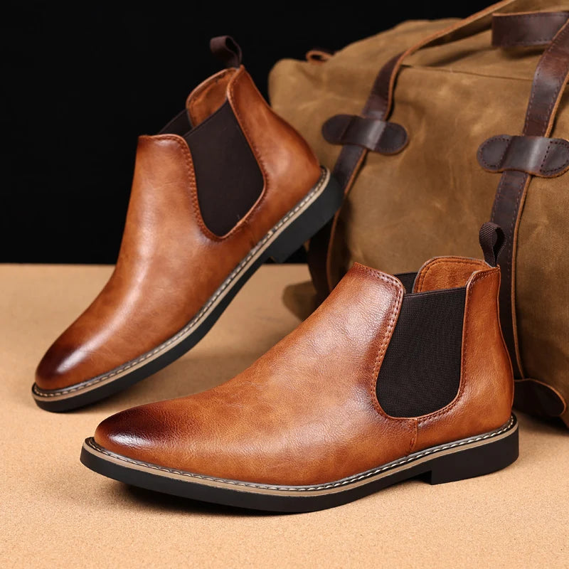 Bota Masculina em Couro Genuíno - Coleman