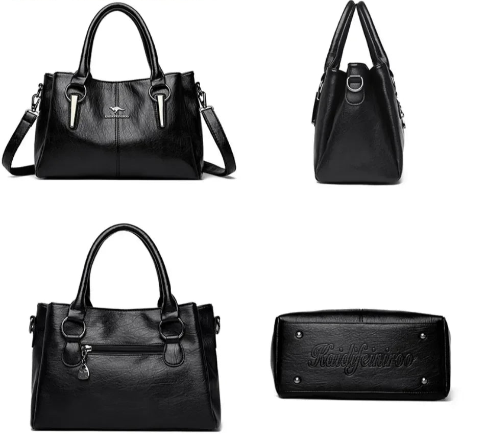 Bolsa Feminina de Couro Genuíno - Aura Legrand