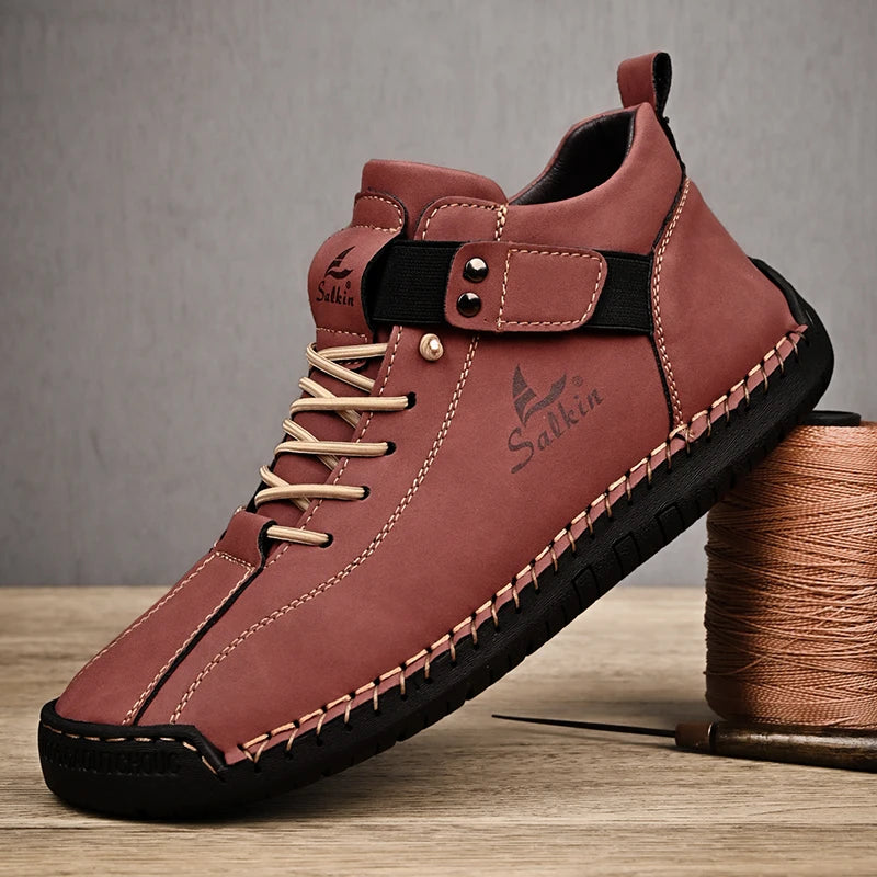 Bota Masculina em Couro Genuíno - Duncan