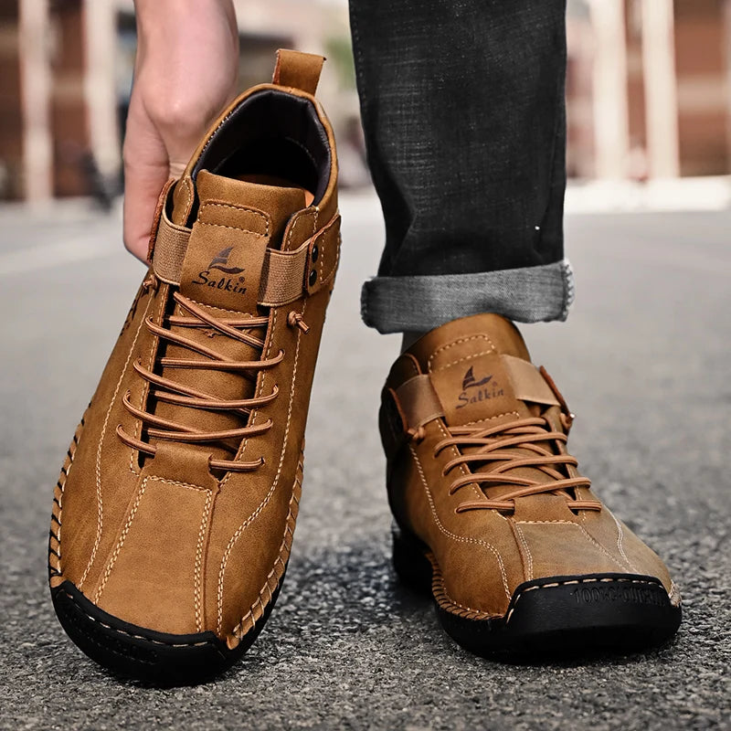 Bota Masculina em Couro Genuíno - Duncan