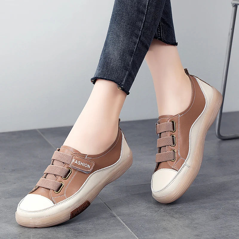Tênis Feminino em Couro Genuino - Queralt