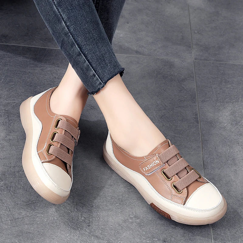 Tênis Feminino em Couro Genuino - Queralt