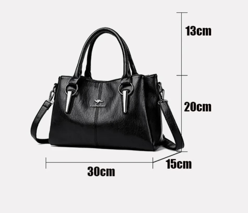 Bolsa Feminina de Couro Genuíno - Aura Legrand
