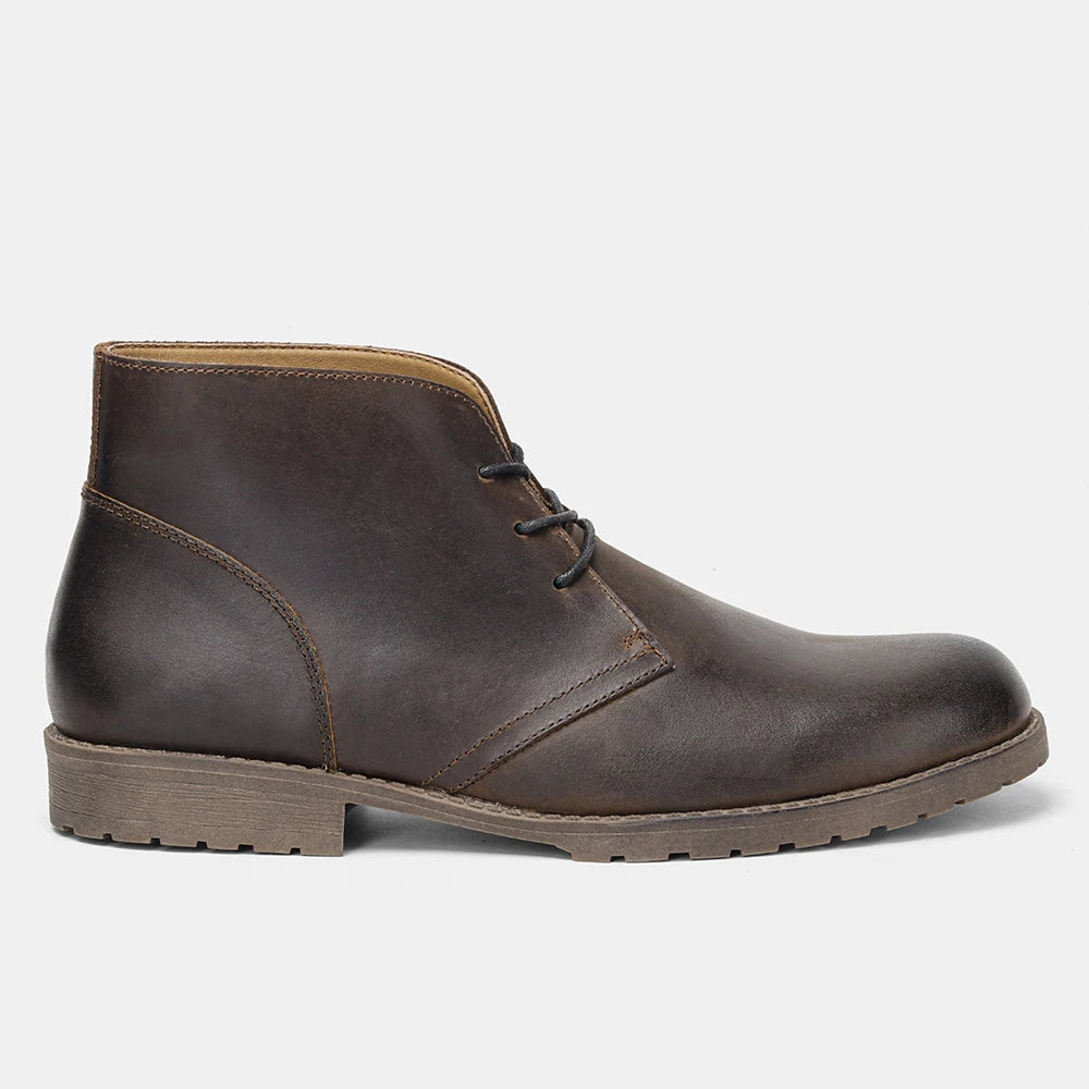 Bota Masculina em Couro Genuino - Jeff Jed