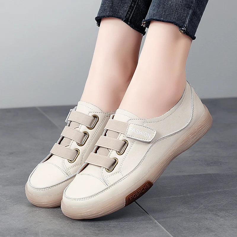 Tênis Feminino em Couro Genuino - Queralt