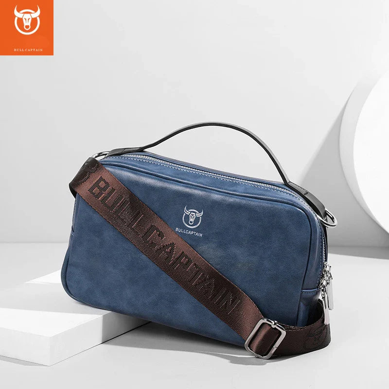 Bolsa de Ombro em Couro Legítimo - Bull Captain