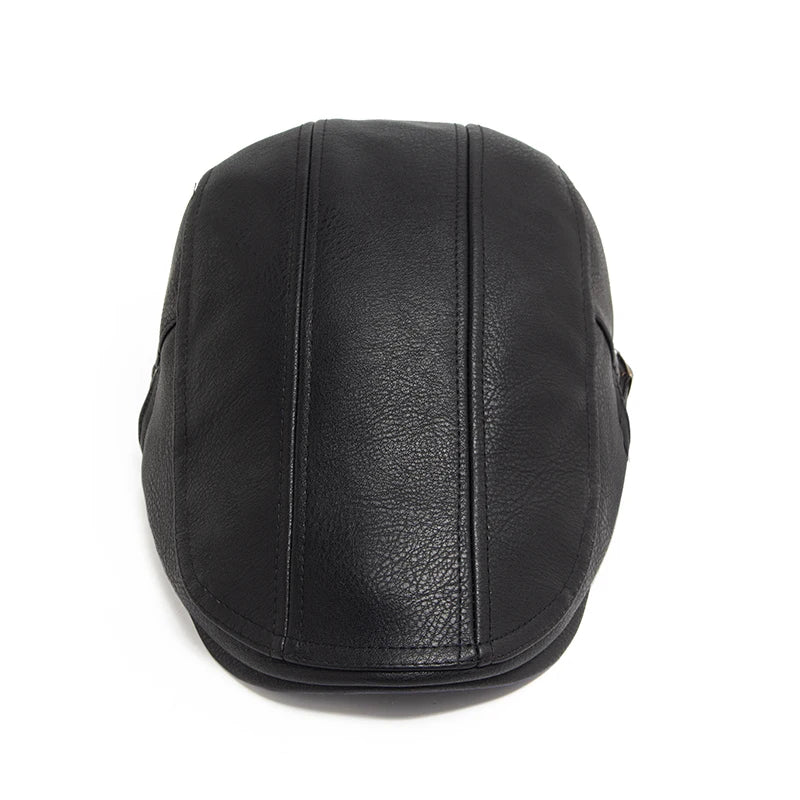 Boina Masculina em Couro Genuino - Theron