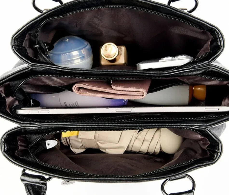 Bolsa Feminina de Couro Genuíno - Aura Legrand