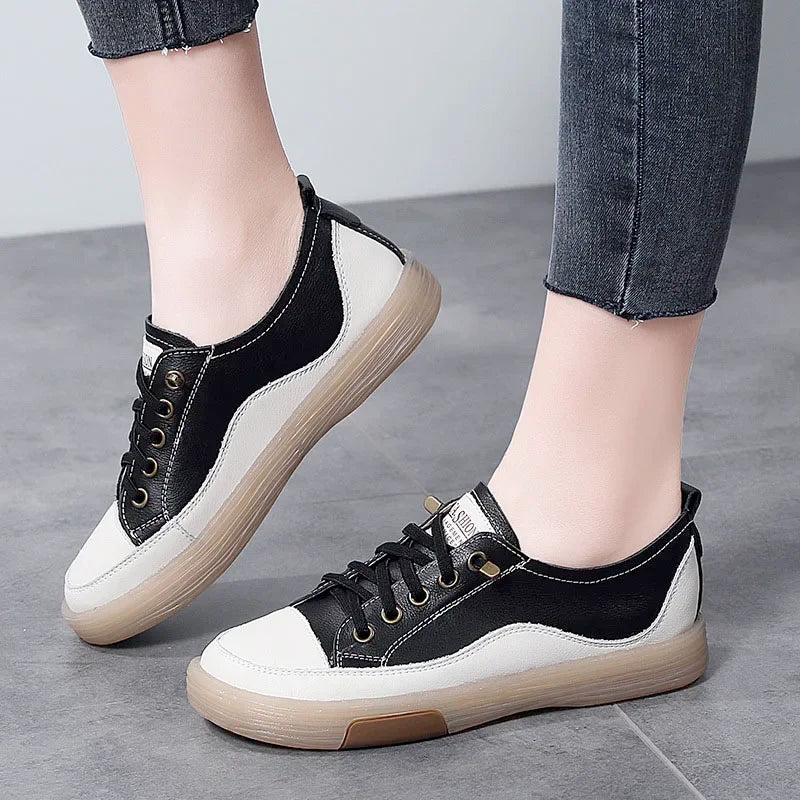 Tênis Feminino em Couro Genuino - Queralt