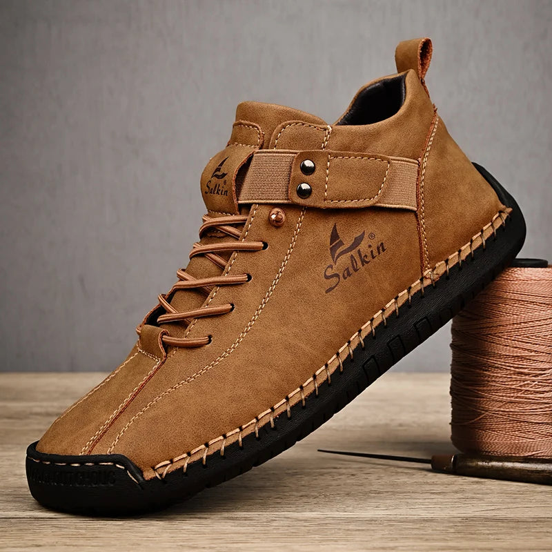 Bota Masculina em Couro Genuíno - Duncan