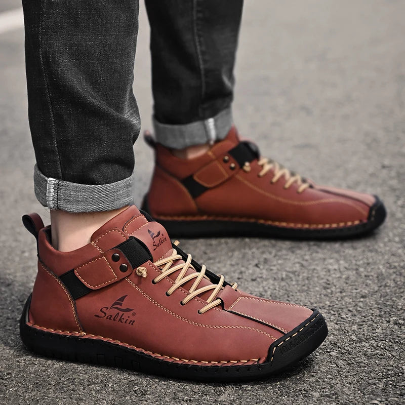 Bota Masculina em Couro Genuíno - Duncan