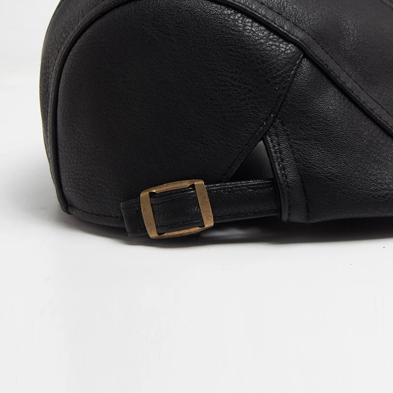 Boina Masculina em Couro Genuino - Theron