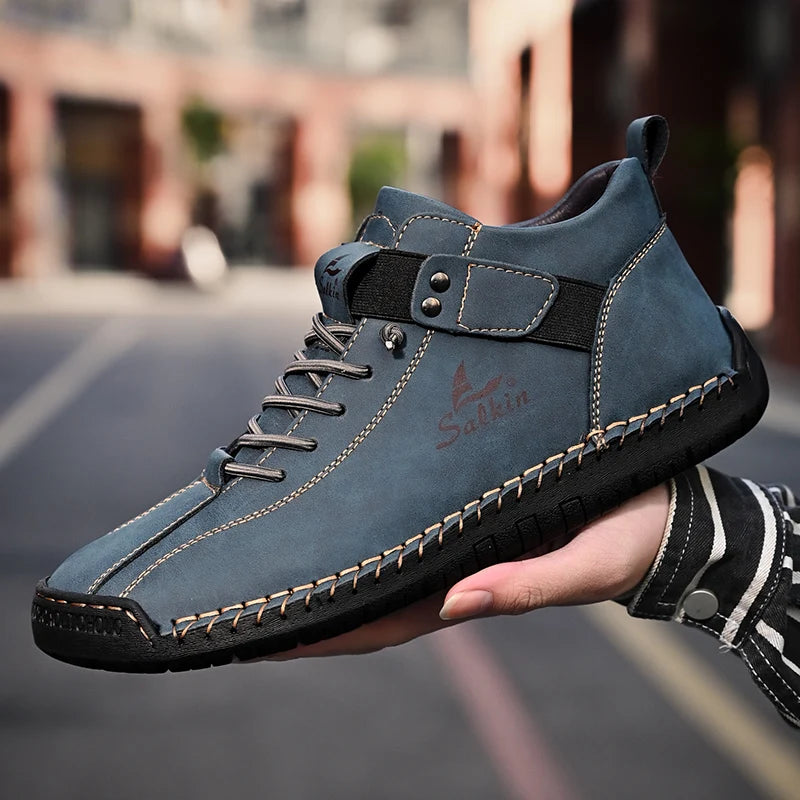 Bota Masculina em Couro Genuíno - Duncan