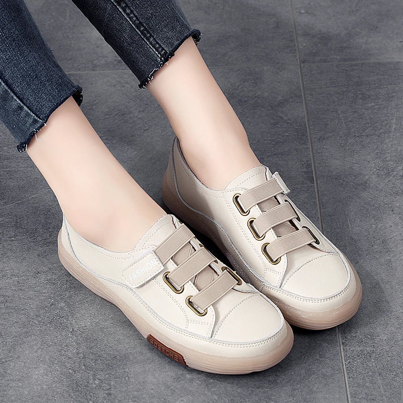 Tênis Feminino em Couro Genuino - Queralt