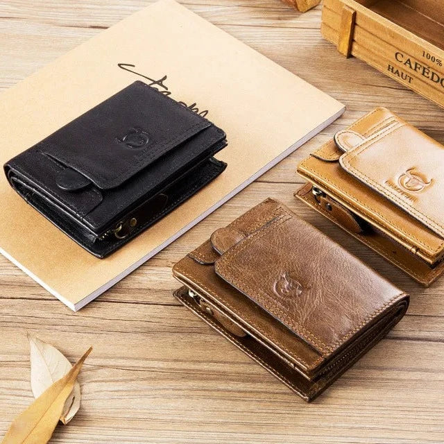 Carteira Masculina em Couro Genuíno - Ferruci Premium