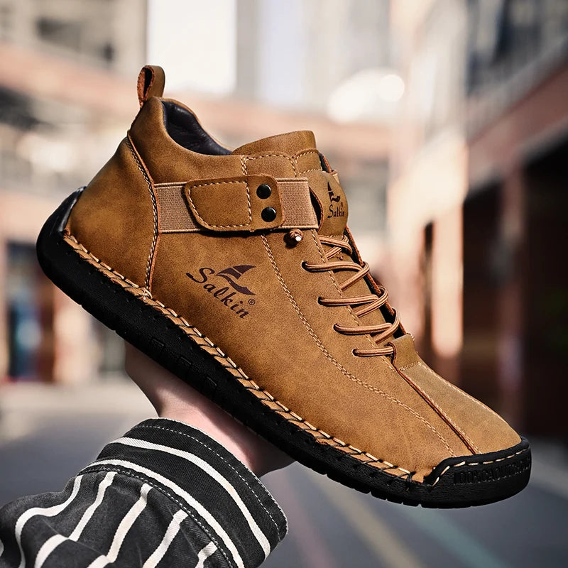 Bota Masculina em Couro Genuíno - Duncan