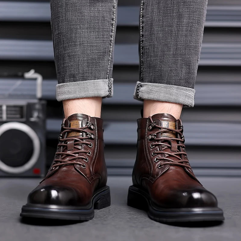 Bota Unissex em Couro Genuíno Genuino - PedroVe Premium