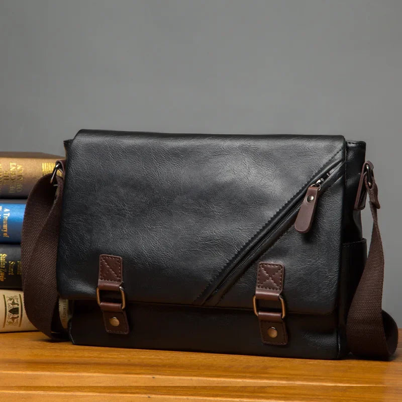 Bolsa Masculina em Couro Genuino - Vitange Premium