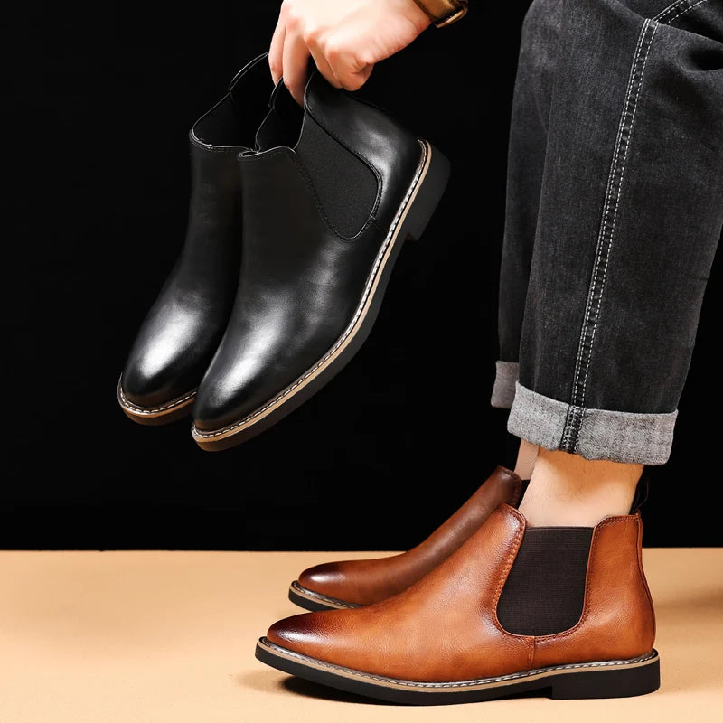 Bota Masculina em Couro Genuíno - Coleman